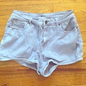 MOVING SALE BDG High Rise Erin Shorties-Lilac