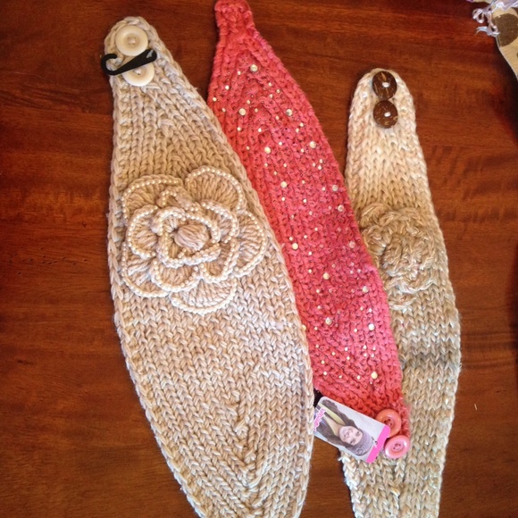 NWT Ear Warmers- 3 Pair Bundle