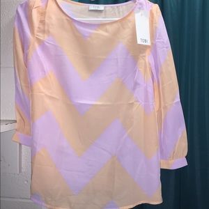 Tobi chevron blouse