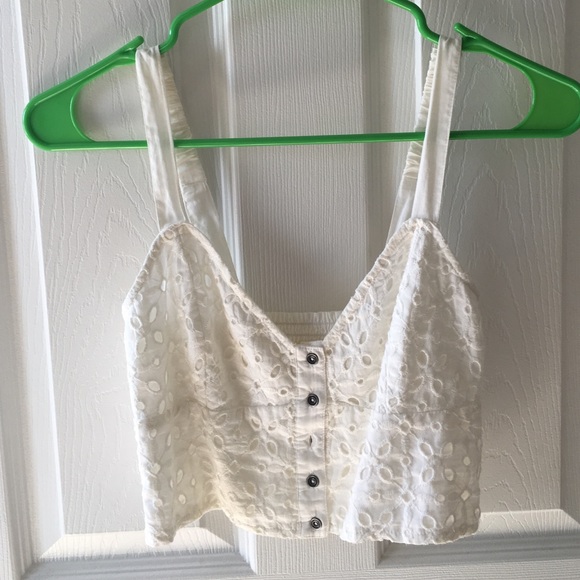 Hollister Lace Beach Crop Top