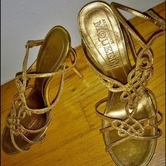 Alexander McQueen Sandal Tess S. Cuoio - Picture 2 of 2