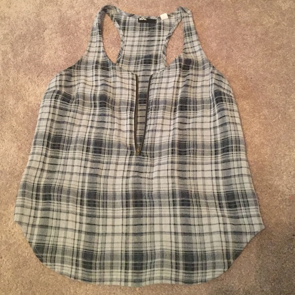 Cute plaid tank