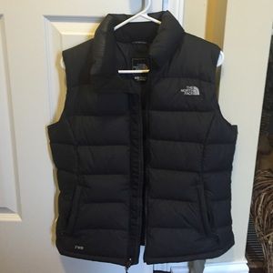 The North Face, Black 700 Down Vest, Medium