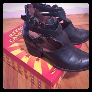 Jeffrey Campbell Everwell booties - black washed