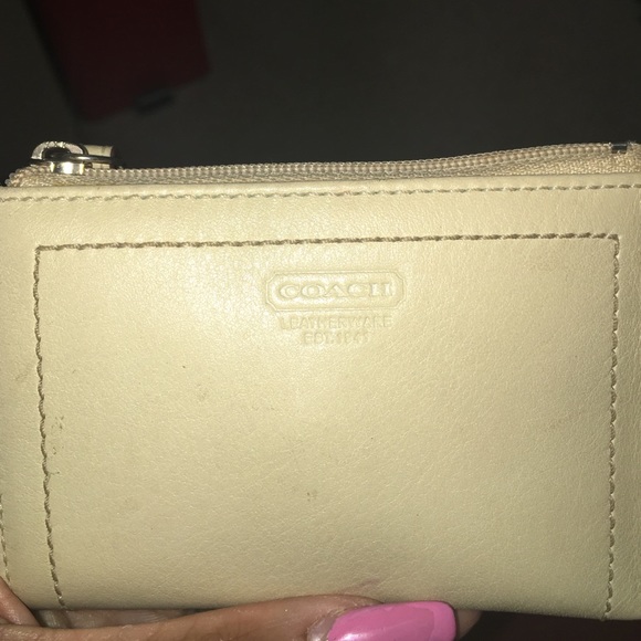 Coach zip coin purse