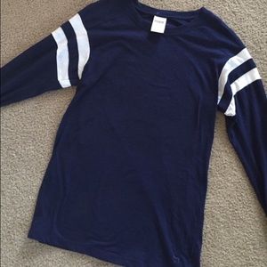 VS PINK BASEBALL TEE LONG SLEEVE
