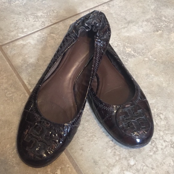 Tory Burch Croc Flats