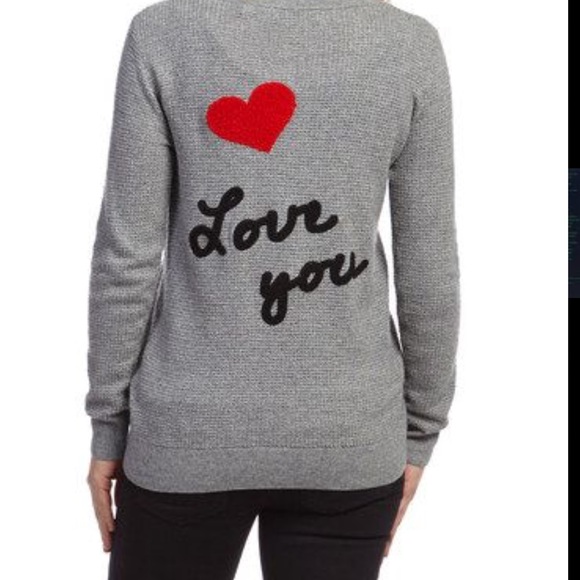 Anthropologie Sweaters - LOVE ❤️you zip cardigan by :Kersh