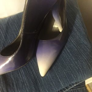 Blue ombré heels