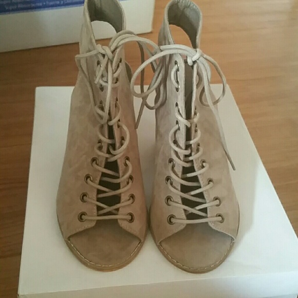 Reserved Torrid lace up booties