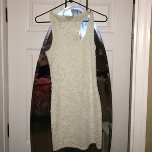 Ivory mini dress