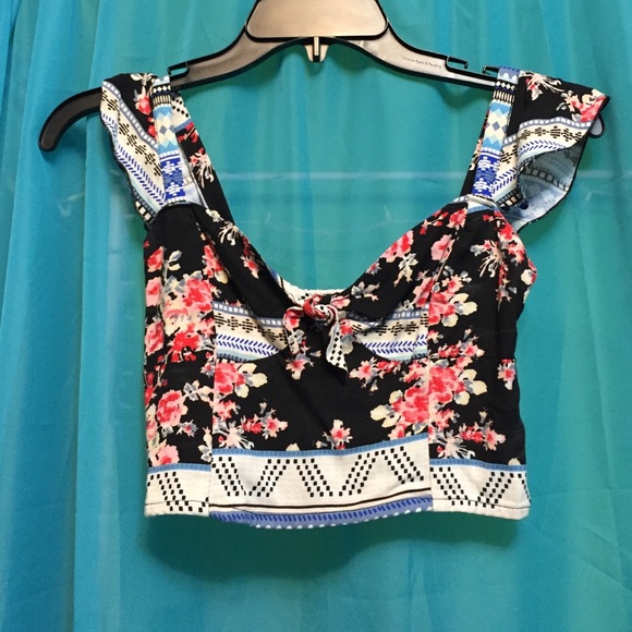 Floral crop top