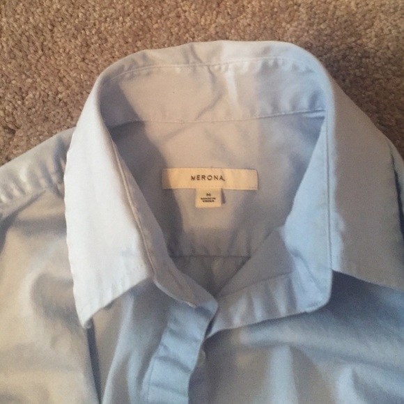 Baby blue button down - Picture 2 of 2