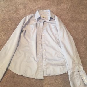 Baby blue button down
