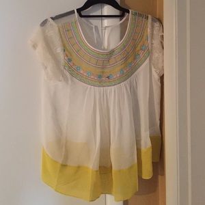 Indian inspired top from Anthropologie