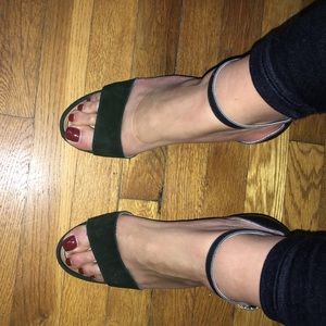 Seychelles leather & suede simple strap wedges 8.5