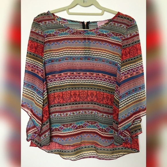 Romantic sheer top