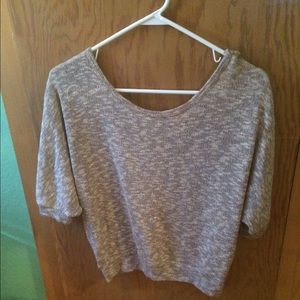 Knitted sweater blouse