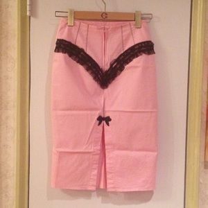 Mode Merr pink Perfect Skirt Sz XS