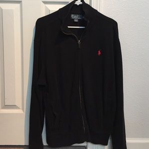 Ralph Lauren BlackMen's Medium Full Zip Sweatshirt