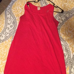 Cotton red dress