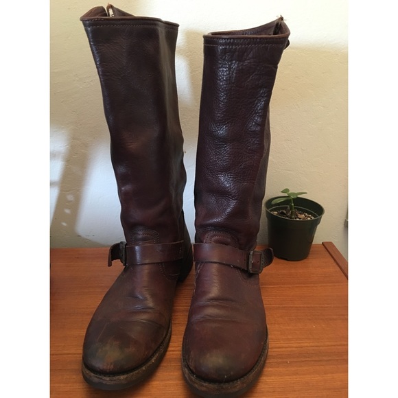 Frye Shoes - Brown Frye Veronica Slouch Boots sz 10
