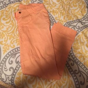 Peach capris