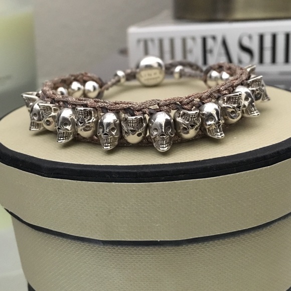 crazy pig SKULL LINK BRACELET the great frog skull＆dace ブレスレット