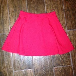 Red Skater Skirt