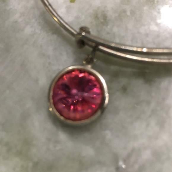 Libra birthstone Alex and Ani bracelet - silver - Picture 2 of 3