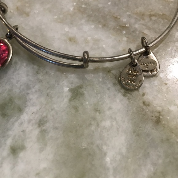 Libra birthstone Alex and Ani bracelet - silver - Picture 3 of 3