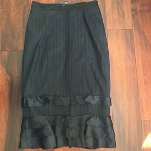 Beautiful bebe black pencil skirt