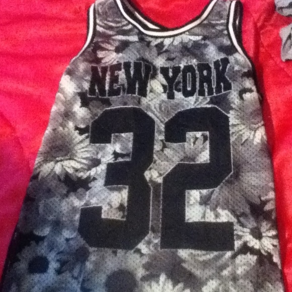 New York floral  jersey