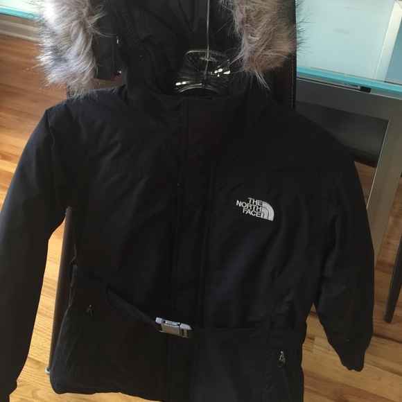 The North Face Jackets Coats North Face Black Belt Jacket Poshmark