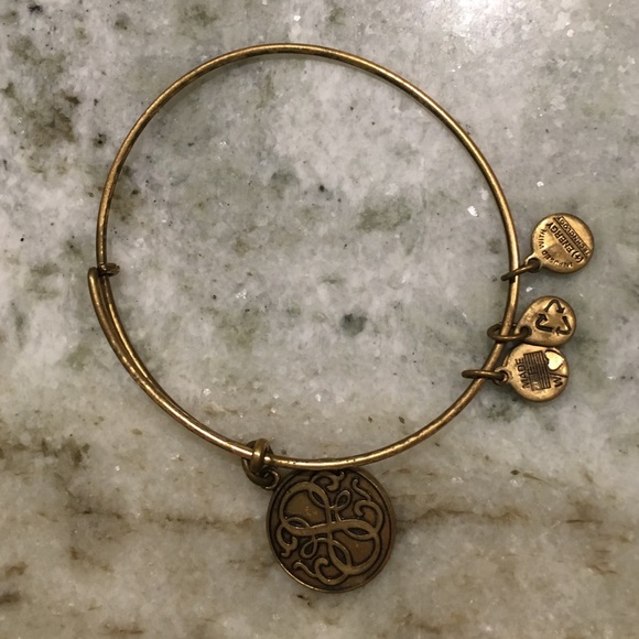 Gold Alex and Ani bracelet - "Path of Life" - Picture 2 of 4