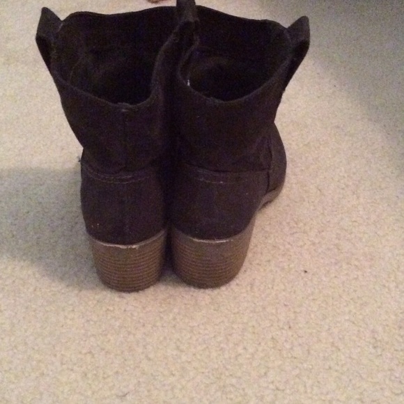 Brown/olive booties - Picture 4 of 4