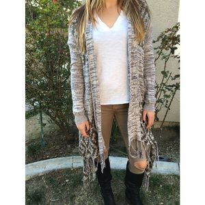 LF Aztec Fringe Sweater
