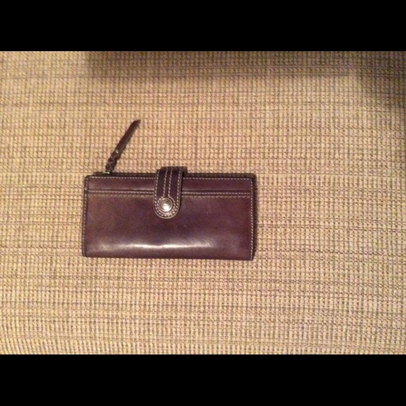 Fossil Brown Leather Wallet