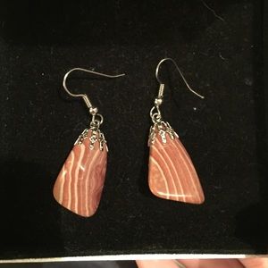Stone earrings