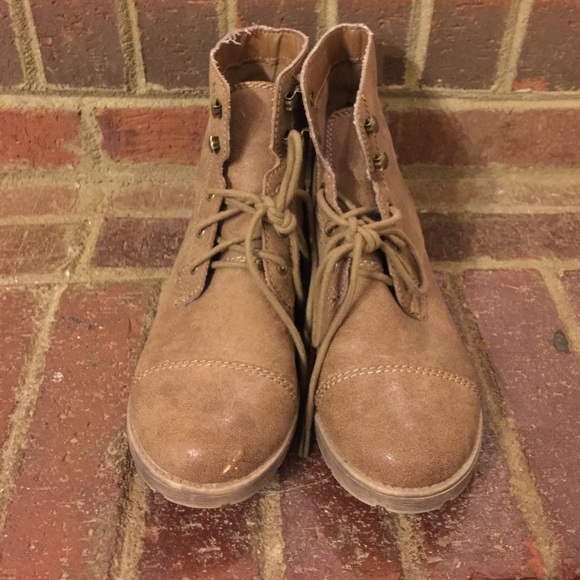 SOLD F21 Combat Booties - Picture 2 of 4