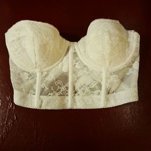 White lace bralette