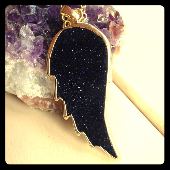Jewelry - Gemstone Angel Wing Pendant