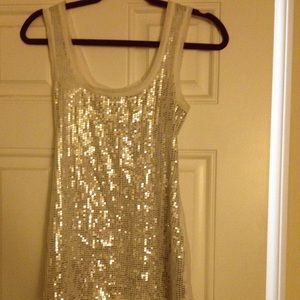 ** SALE**  White house black market sequin top !