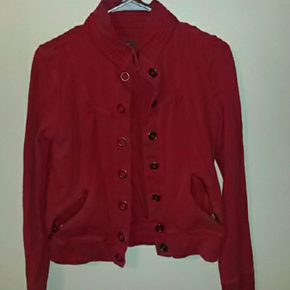 Red Bomber Like Jacket
