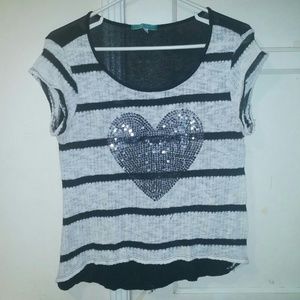 Woven Heart Top