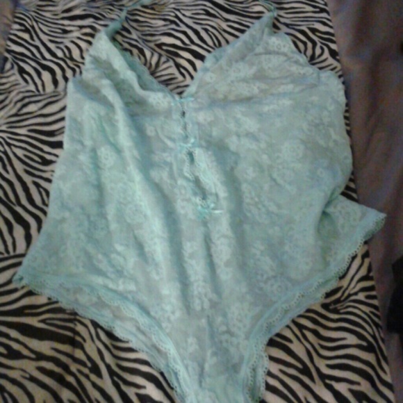 Victorias secret Lace halter teddy NWOT