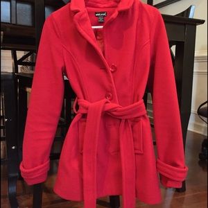 Wet Seal red coat.