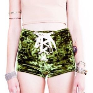 Olive juice Grommet shorts