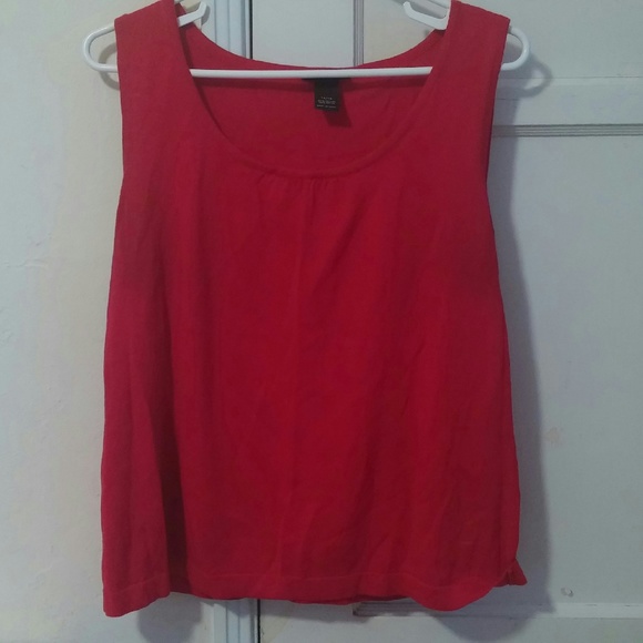 Lane Bryant Red woven top