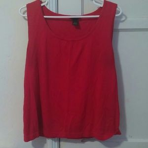 Lane Bryant Red woven top